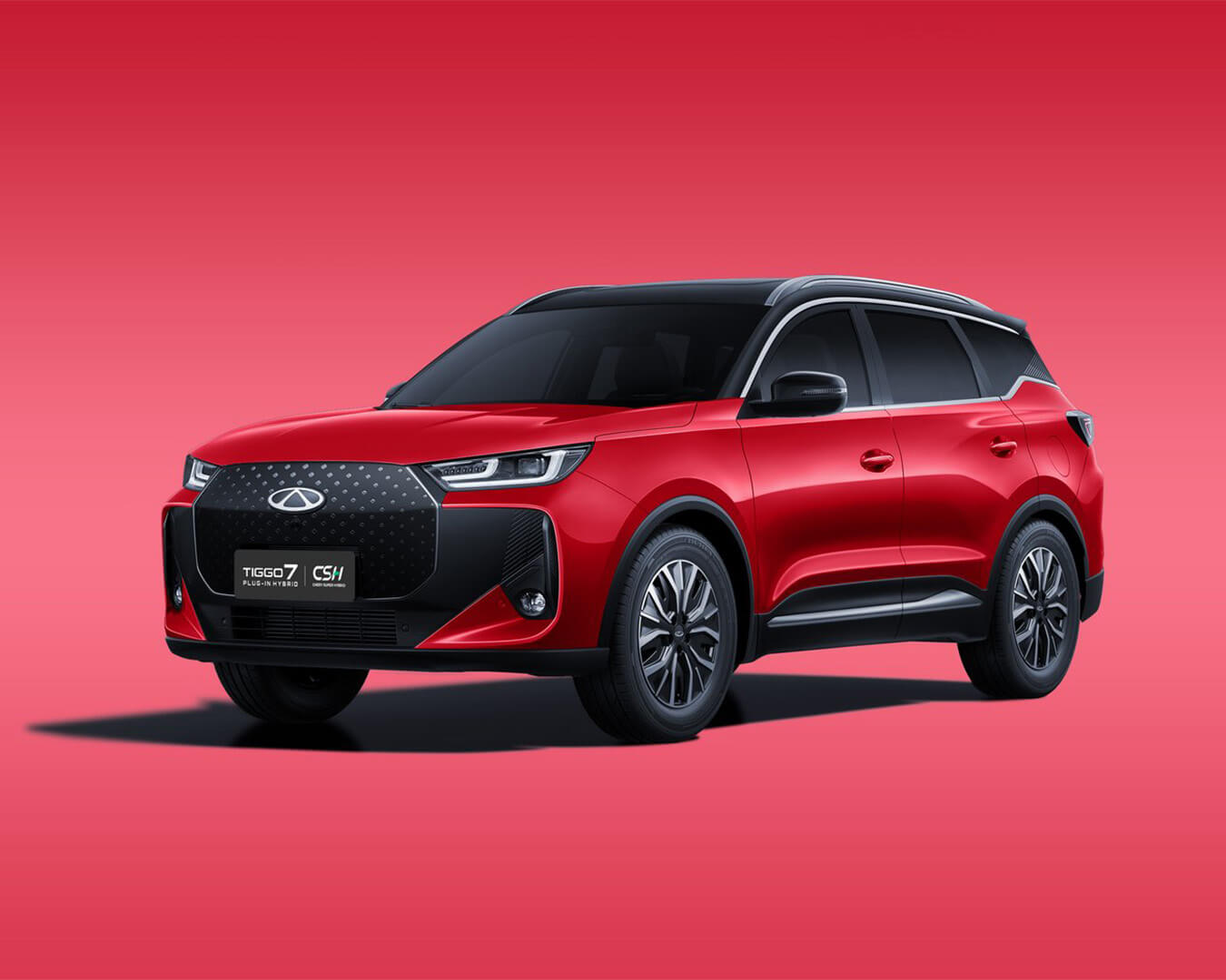 Rich Red / Czarny dach