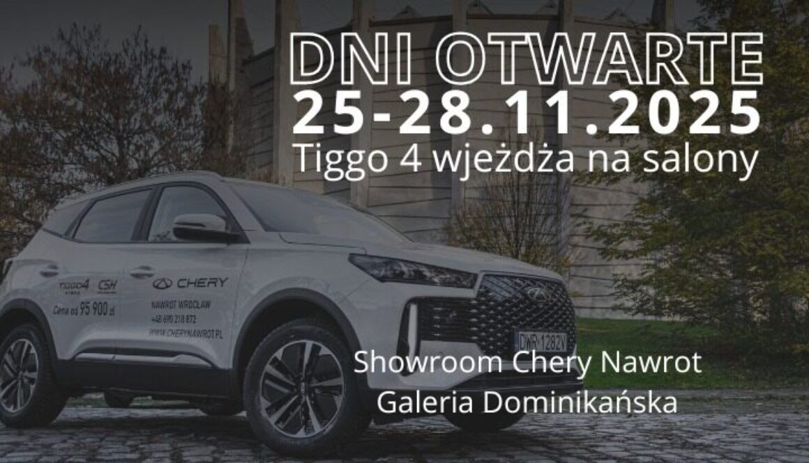 Dni otwarte Chery Tiggo 4 HEV